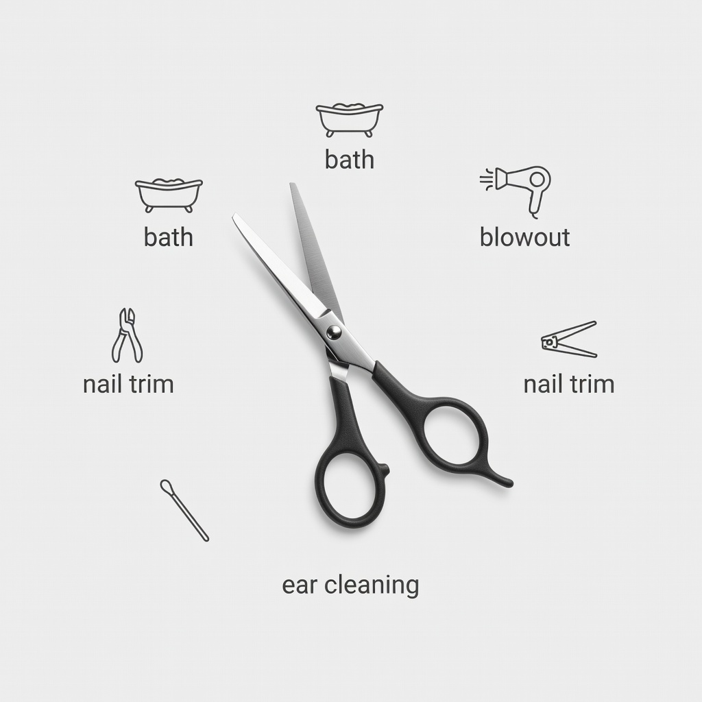 Scissors Icon for Full Grooming